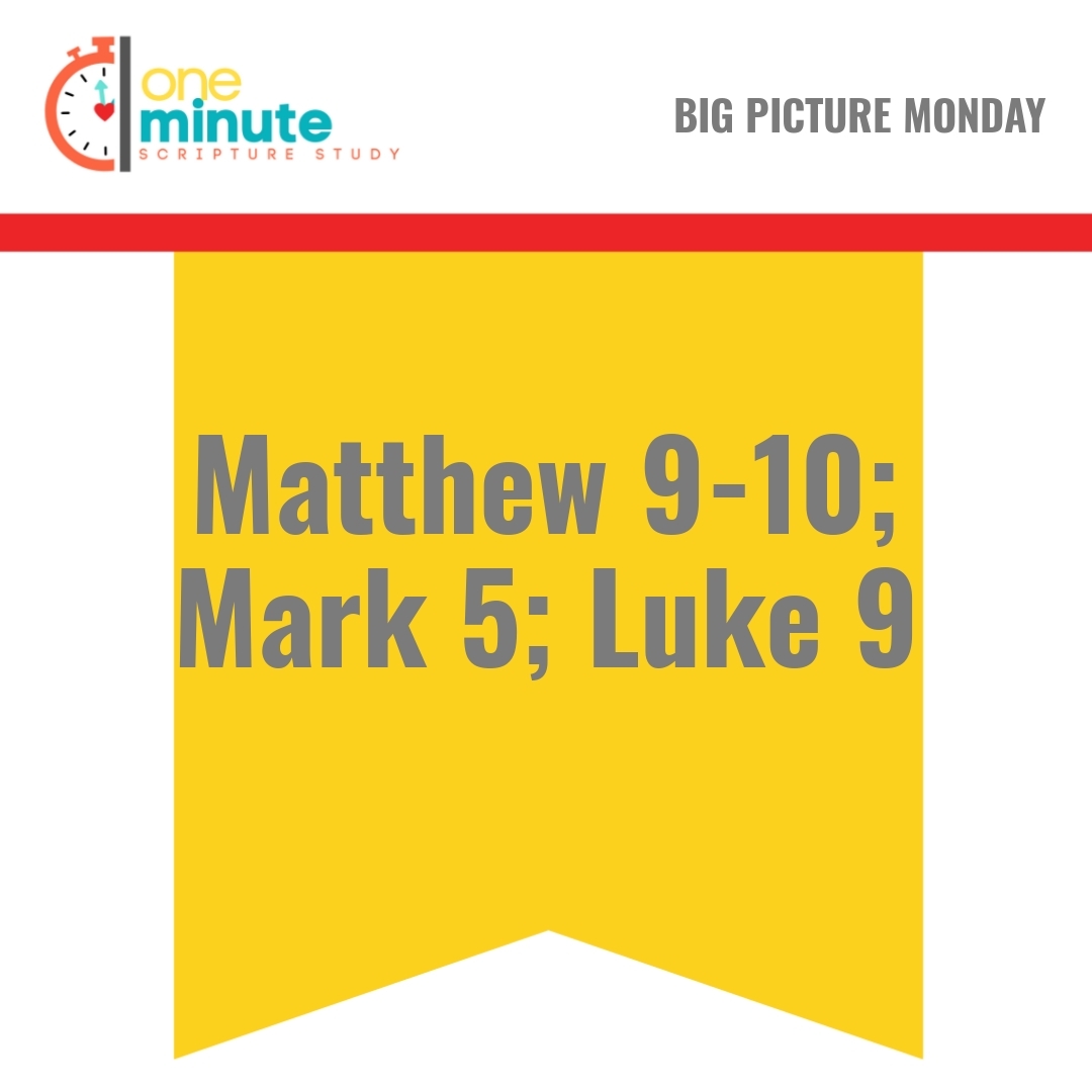 Read more about the article Matthew 9-10; Mark 5; Luke 9