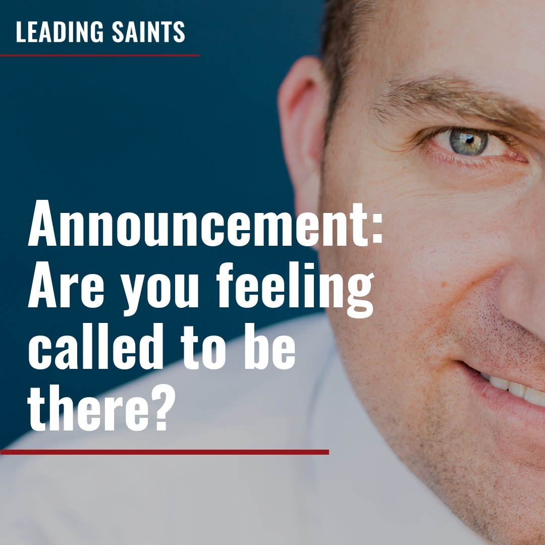 Read more about the article Announcement: Are you feeling called to be there?