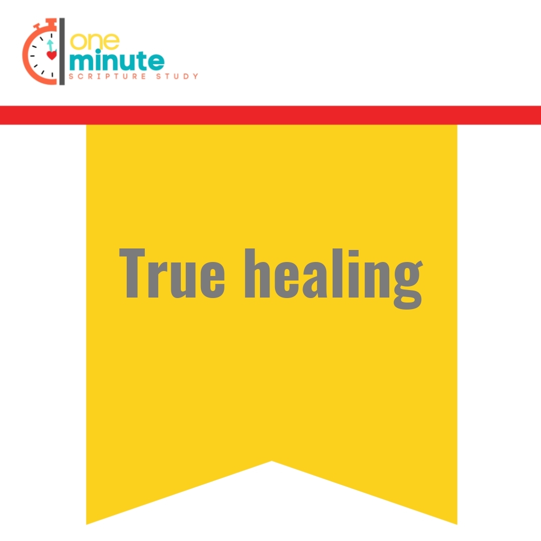 Read more about the article True healing