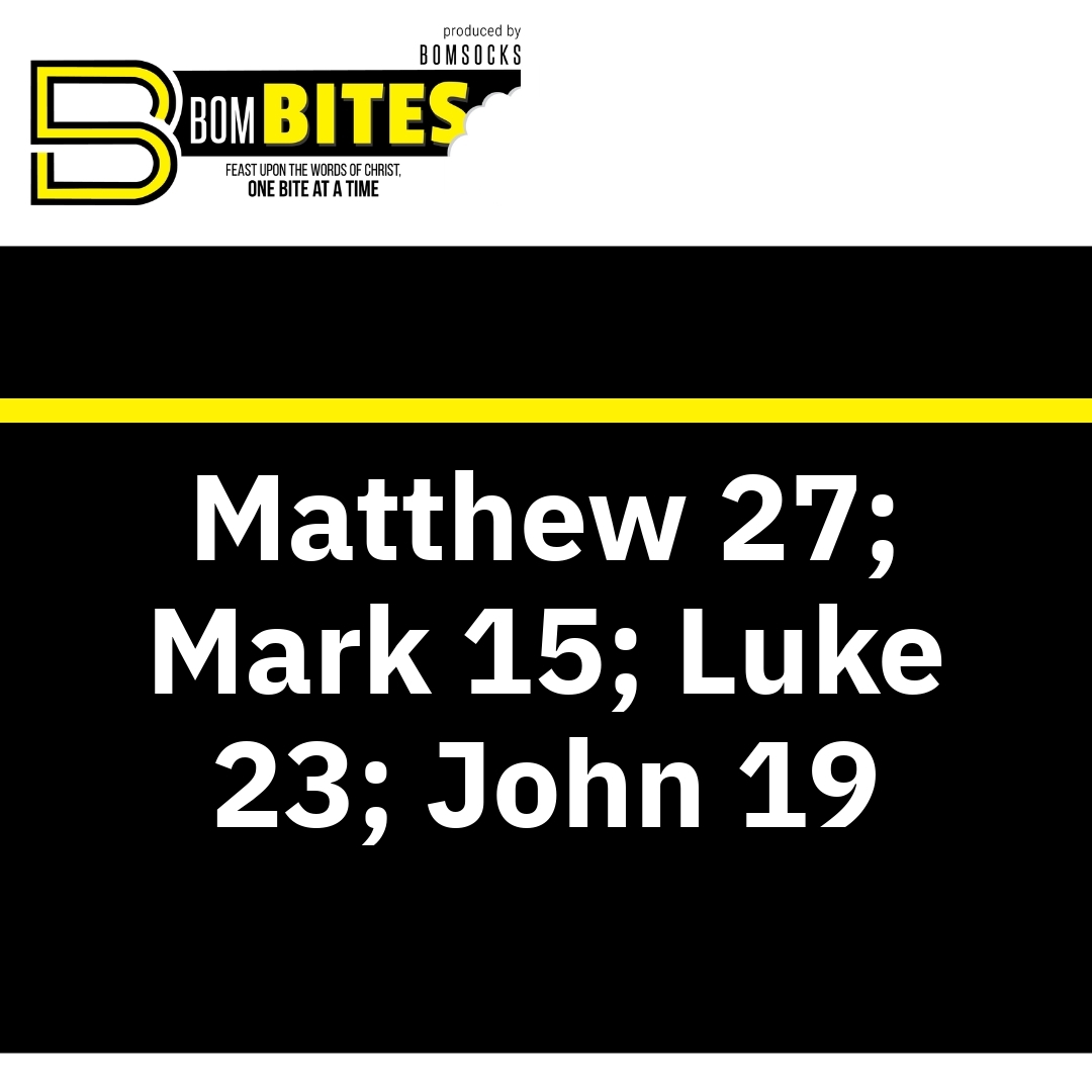 Read more about the article Matthew 27; Mark 15; Luke 23; John 19