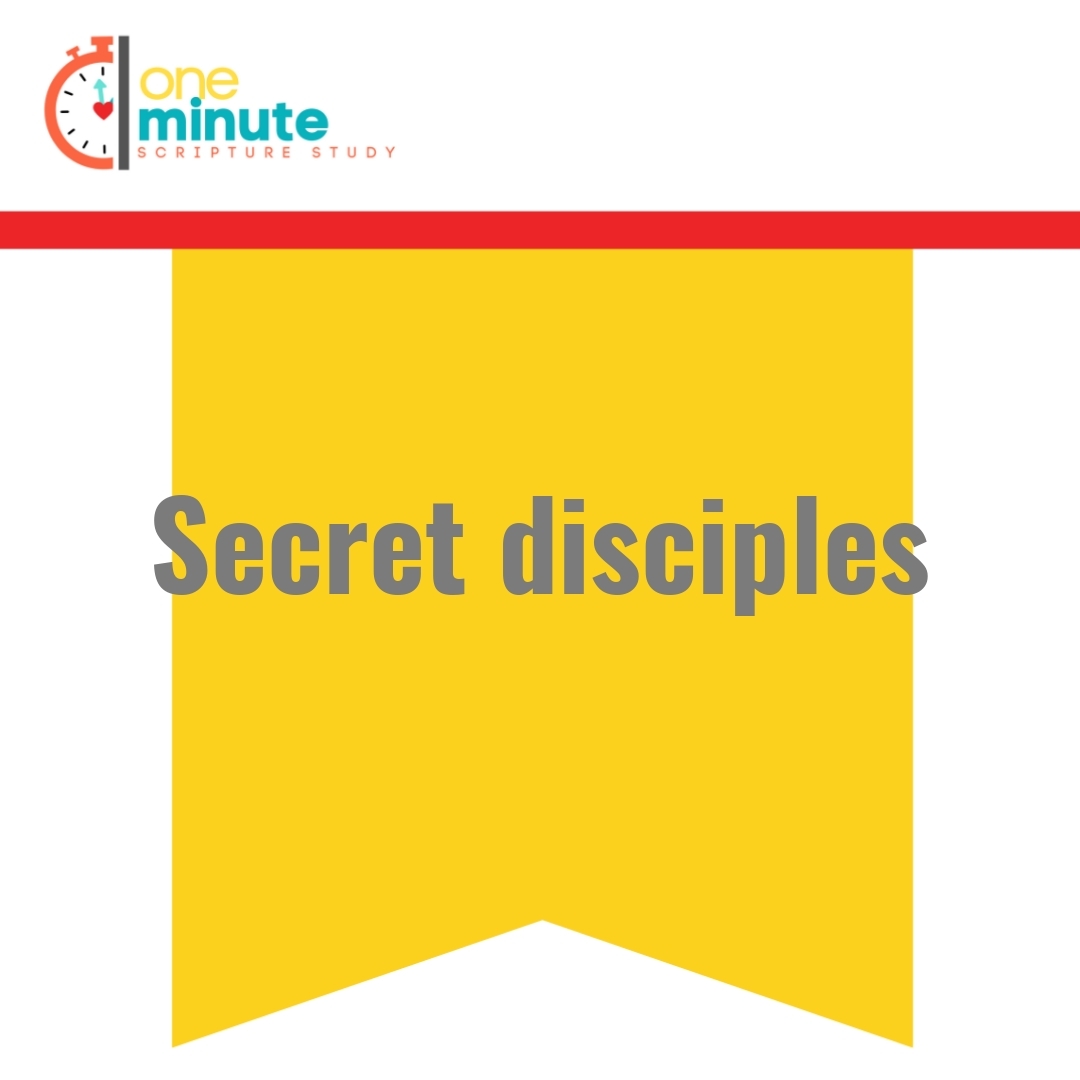 Read more about the article Secret disciples