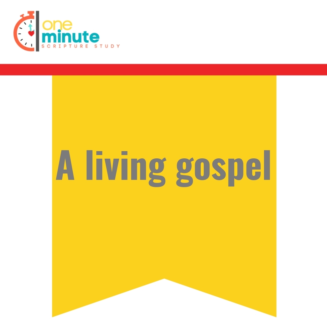 Read more about the article A living gospel