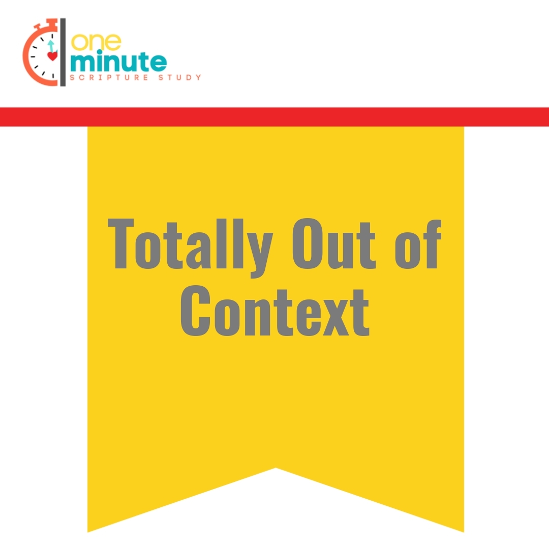 Read more about the article Totally Out of Context
