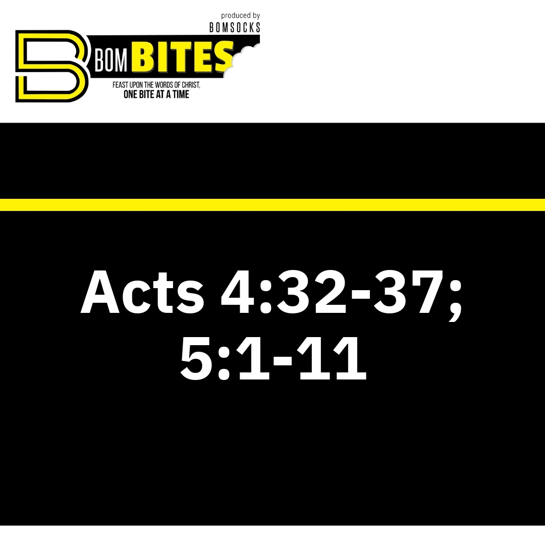 Read more about the article Acts 4:32-37; 5:1-11