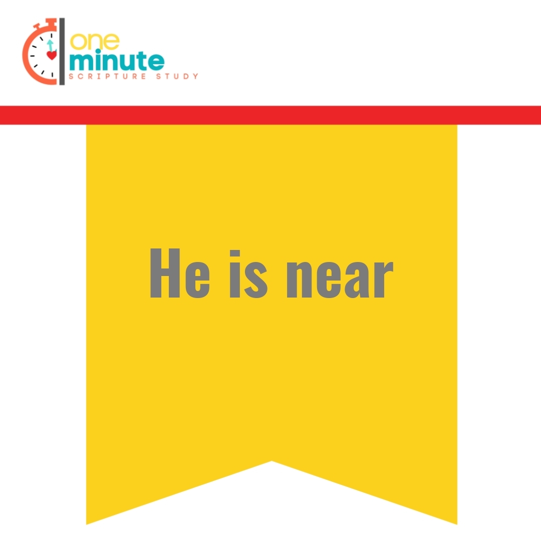 Read more about the article He is near