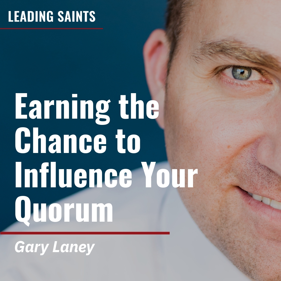 Read more about the article Earning the Chance to Influence Your Quorum