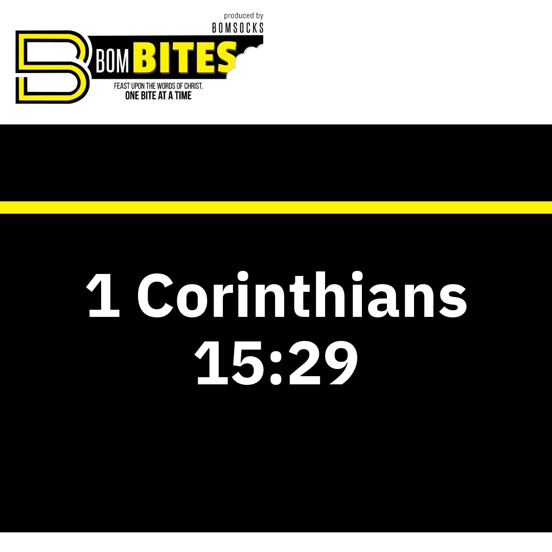 Read more about the article 1 Corinthians 15:29