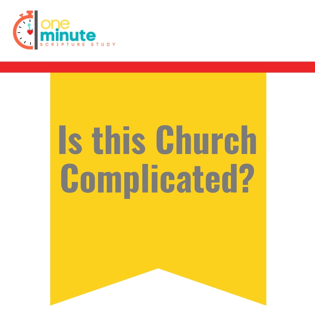 Read more about the article Is this Church Complicated?