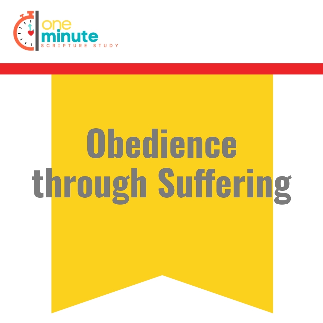 Read more about the article Obedience through Suffering