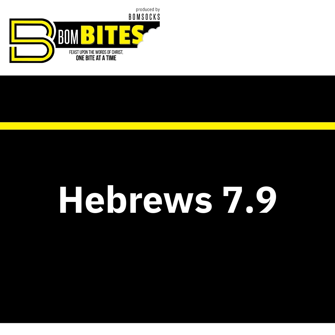 Read more about the article Hebrews 7.9