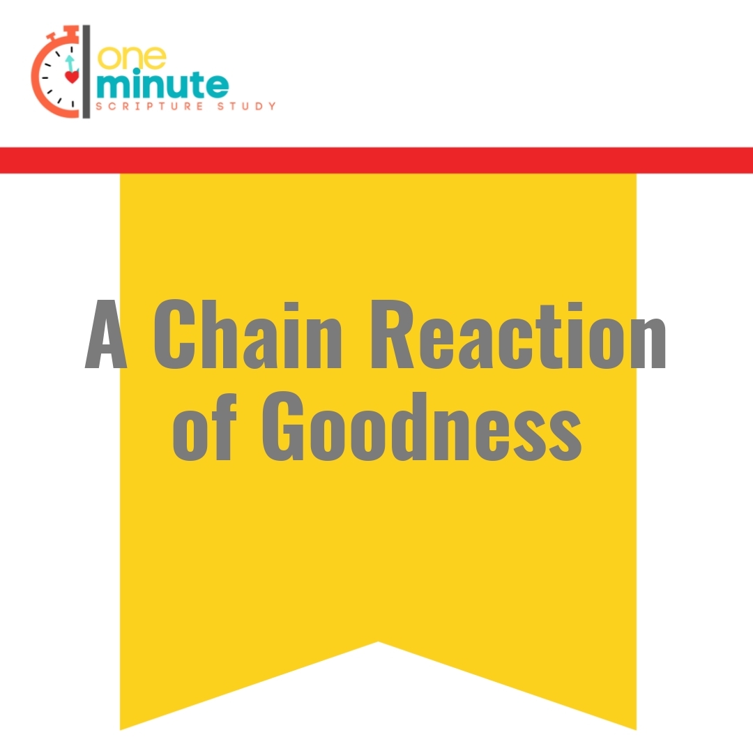 Read more about the article A Chain Reaction of Goodness