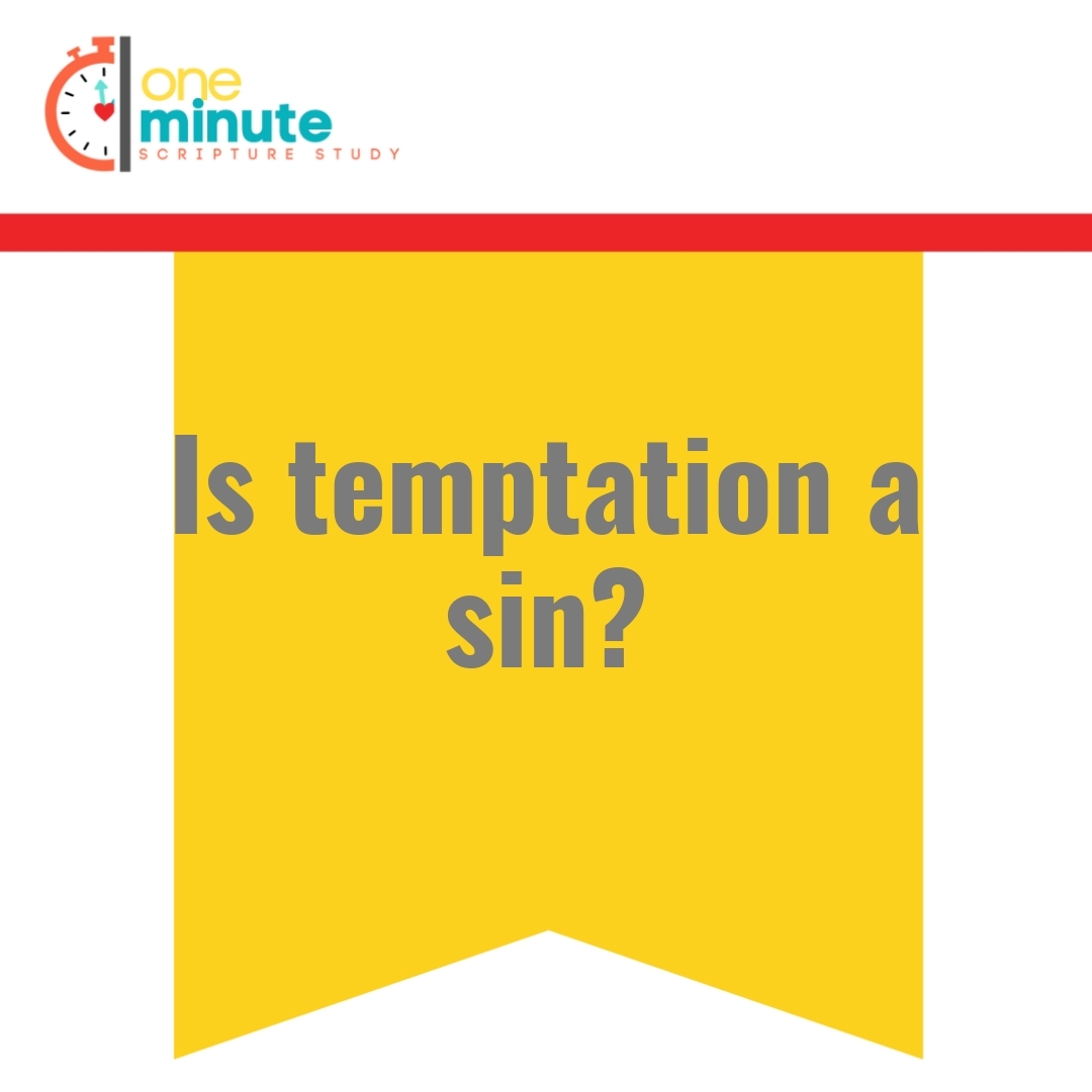 Read more about the article Is temptation a sin?