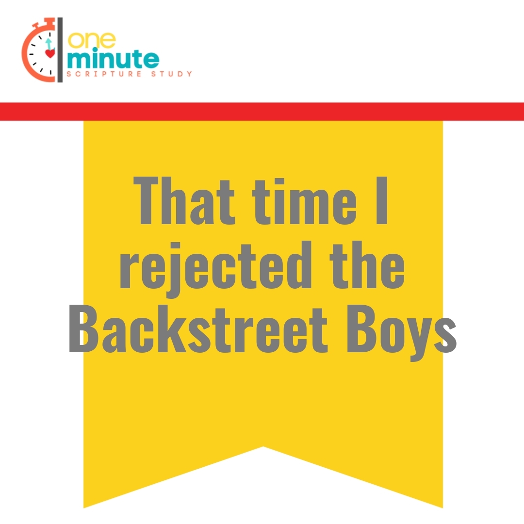 Read more about the article That time I rejected the Backstreet Boys