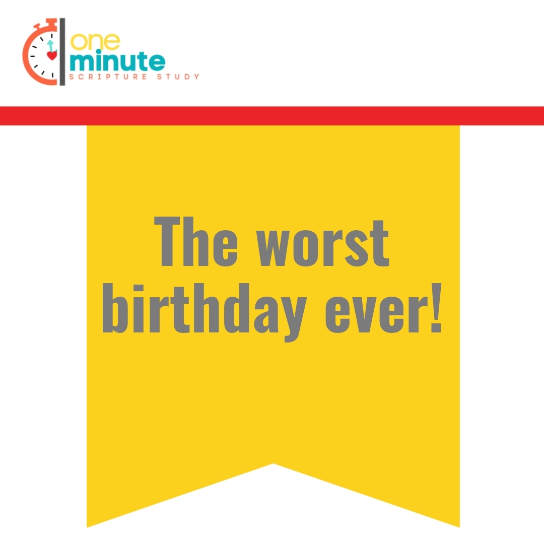Read more about the article The worst birthday ever!