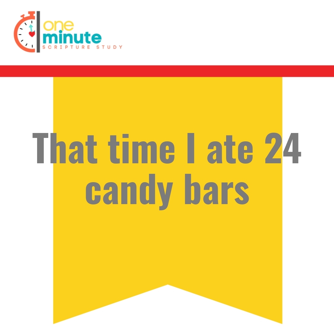 Read more about the article That time I ate 24 candy bars
