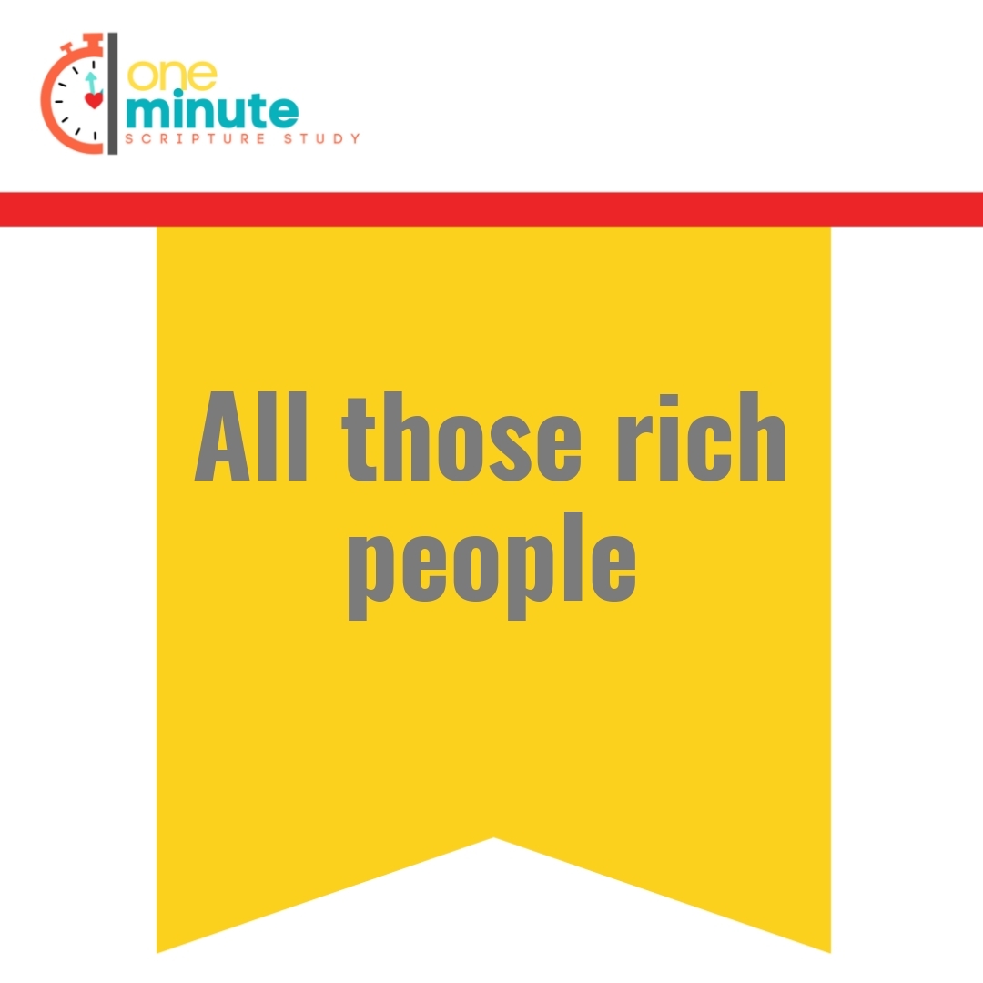 Read more about the article All those rich people