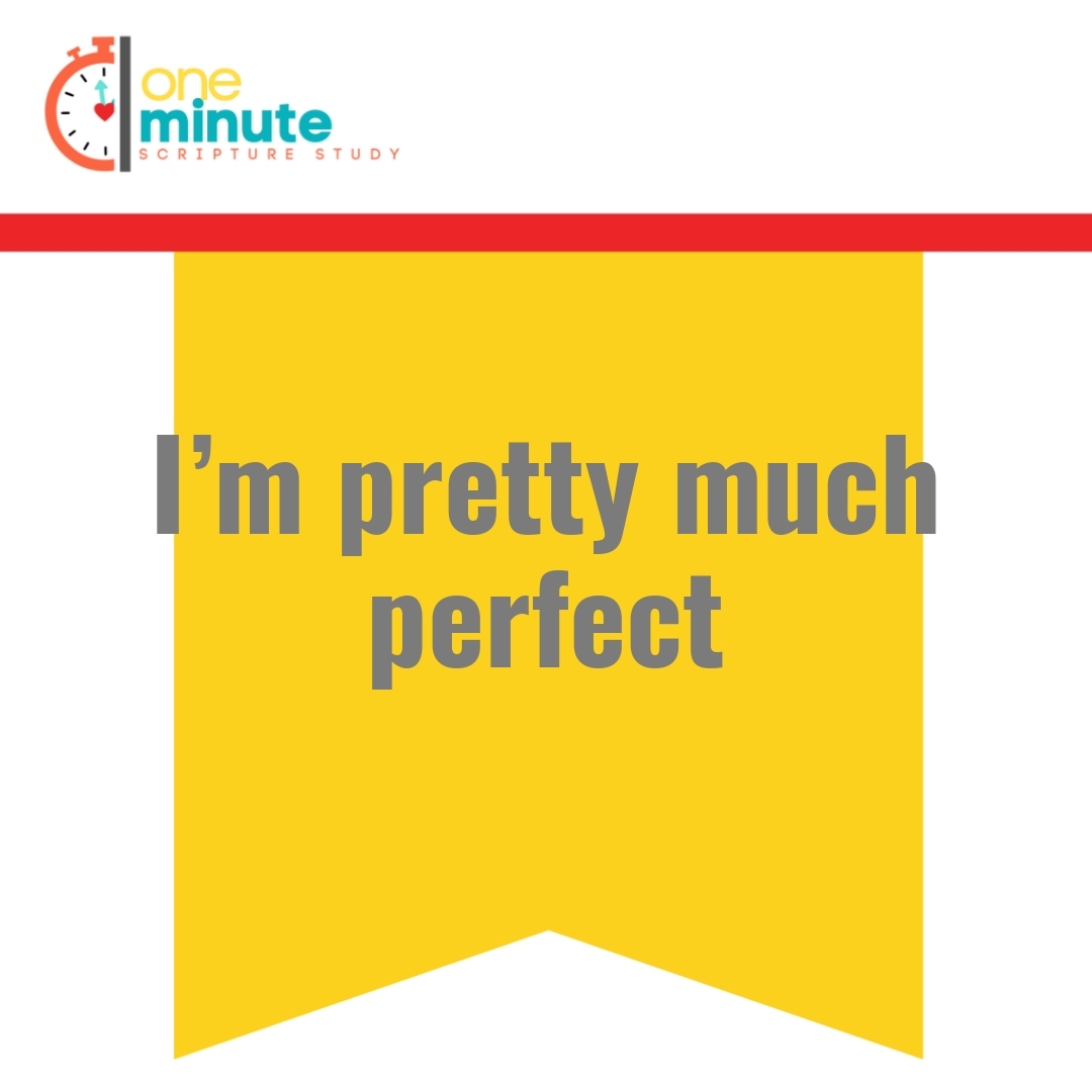 Read more about the article I’m pretty much perfect