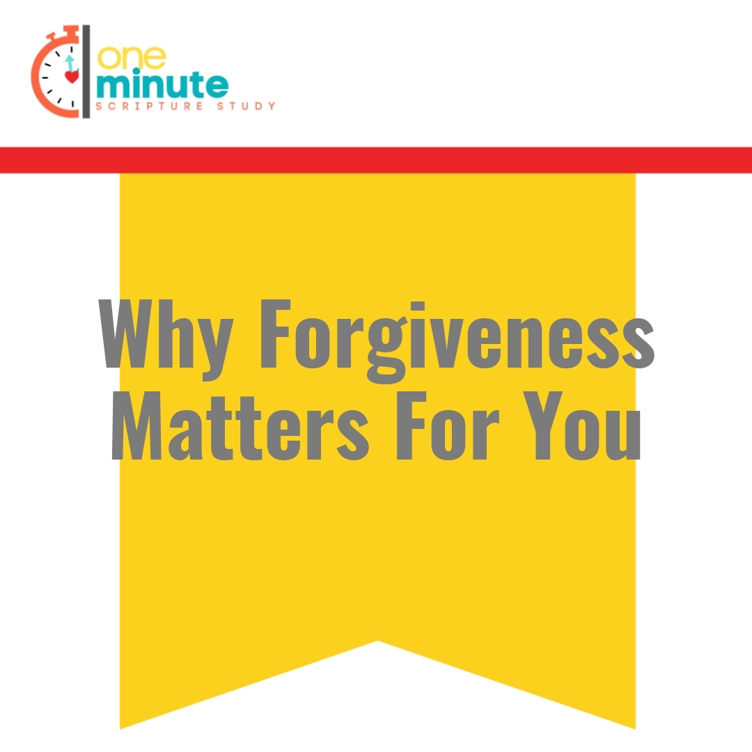 Read more about the article Why Forgiveness Matters For You