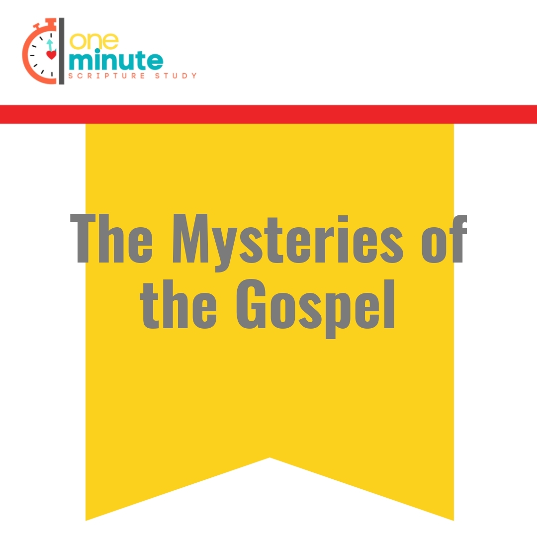 Read more about the article The Mysteries of the Gospel