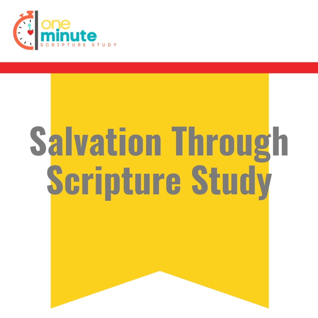 Read more about the article Salvation Through Scripture Study