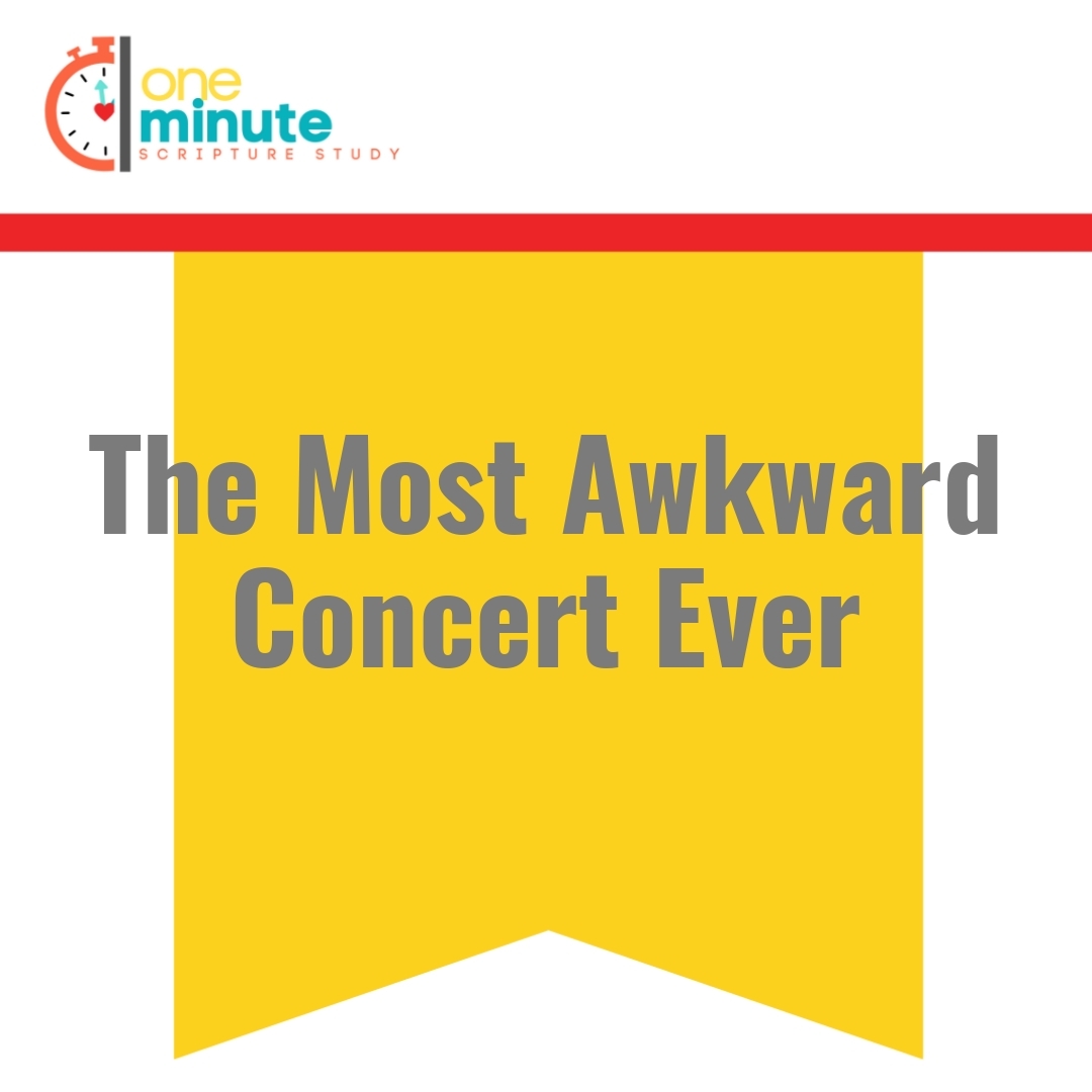 Read more about the article The Most Awkward Concert Ever