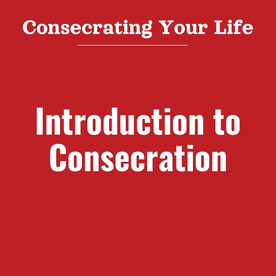 Read more about the article Introduction to Consecration