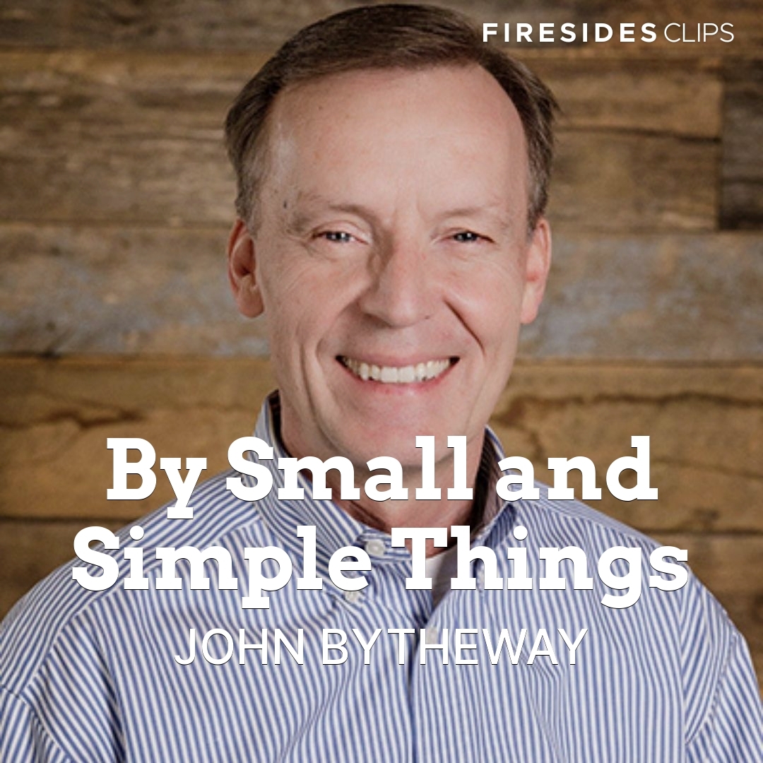 Read more about the article By Small and Simple Things